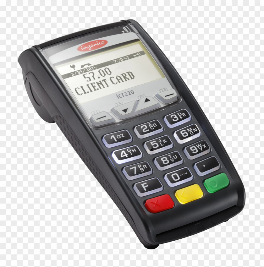 Merchant Cash Advance Contactless Payment Ingenico EMV Terminal PIN Pad PNG