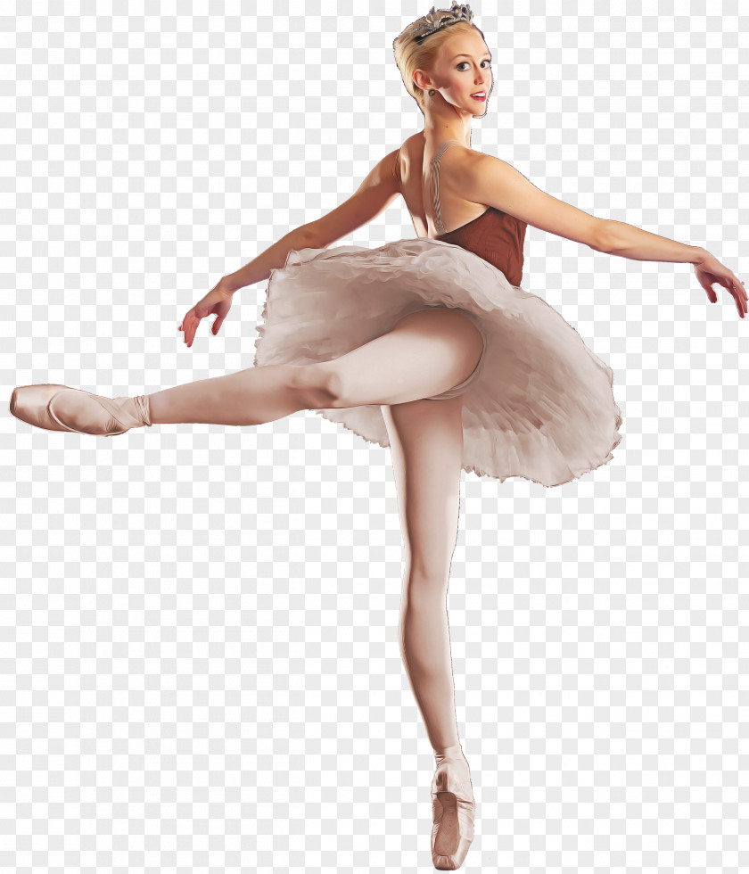 Athletic Dance Move Ballet Dancer Tutu PNG