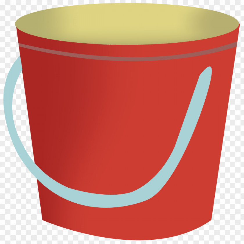 Cartoon Lake Water Bucket And Spade Clip Art PNG