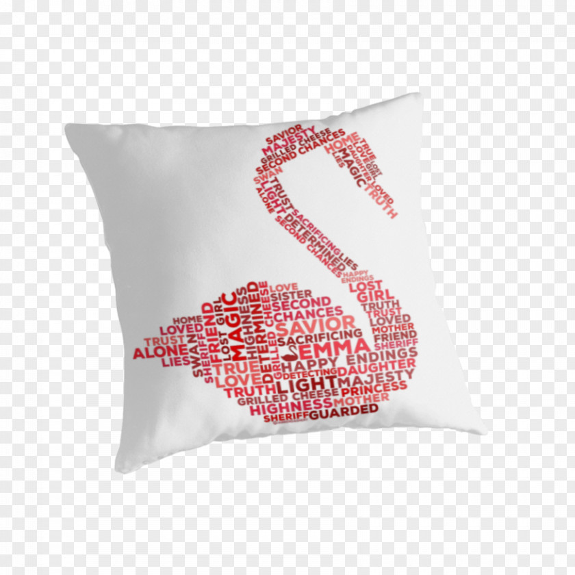 Emma Swan Throw Pillows Cushion Pink M PNG