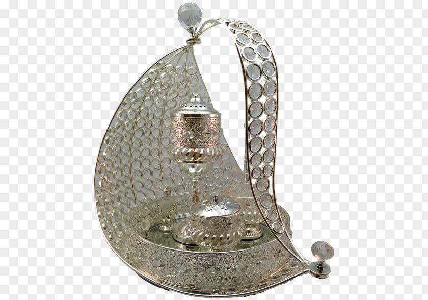 Incense Burner Silver Bukhoor Metal Agarwood PNG