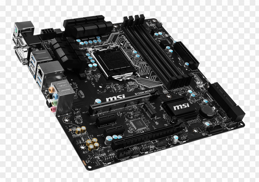 Mortar Board Socket AM4 LGA 1151 MSI Z170M MORTAR MicroATX Motherboard PNG