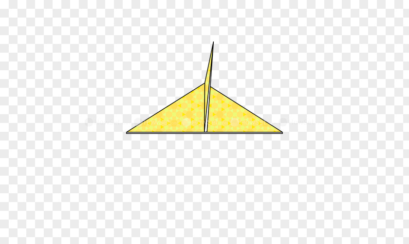 Origami Flower Line Triangle Point PNG