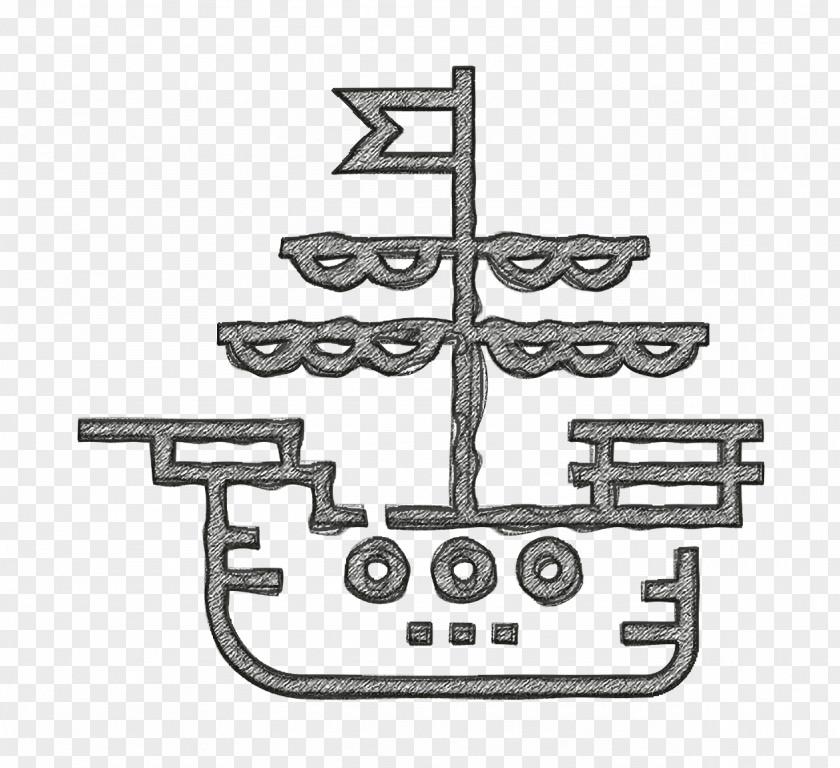 Sail Icon Pirates Ship PNG