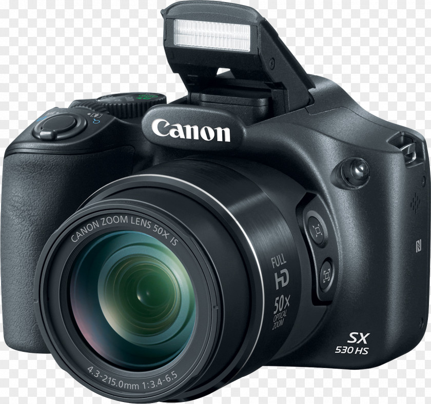 Digital Camera Canon Point-and-shoot Zoom Lens Superzoom PNG