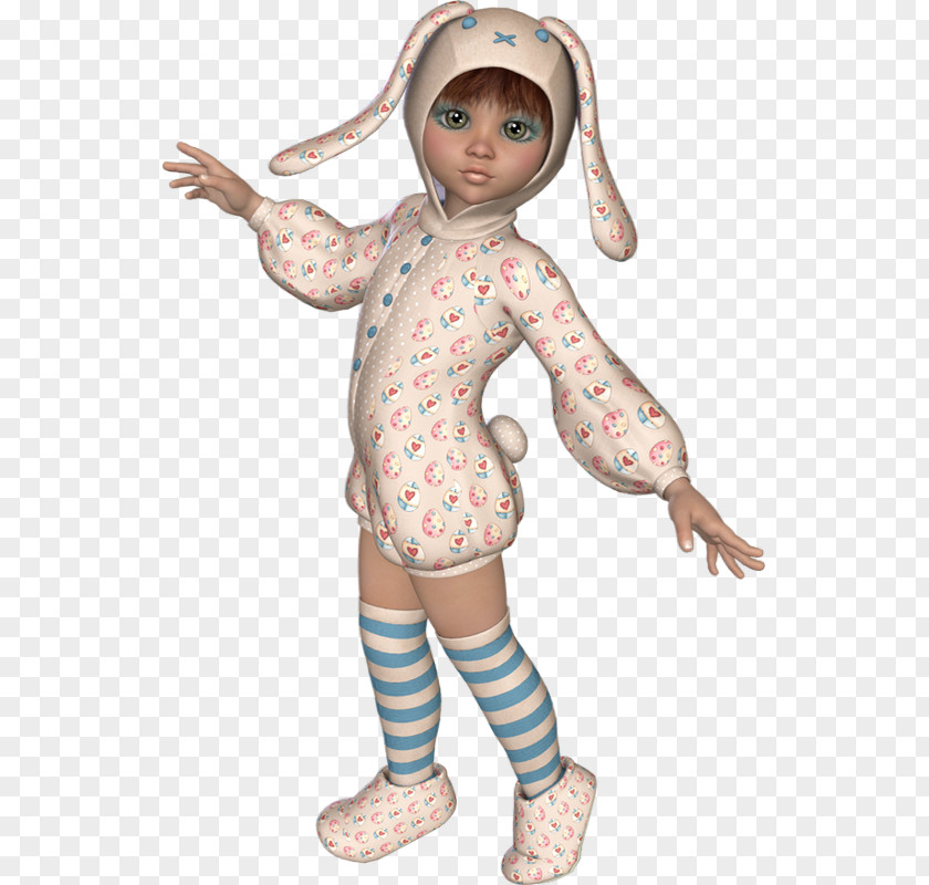Easter Biscuits Doll PNG