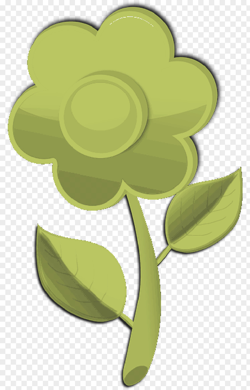 Green Flower Clip Art Vector Graphics Openclipart Illustration Drawing PNG