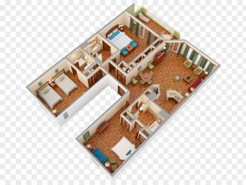 House Floor Plan Las Casitas Village, A Waldorf Astoria Resort Bedroom PNG