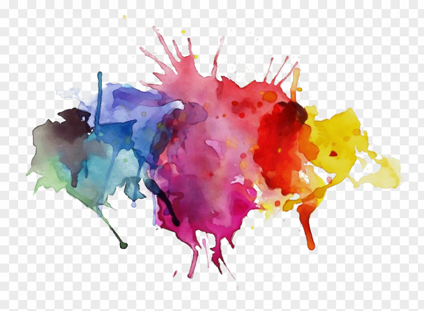 Ink Watercolor Paint PNG