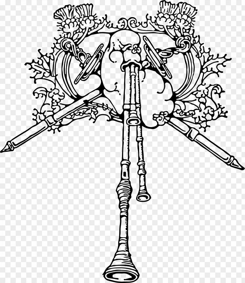 Musical Instruments Bagpipes Practice Chanter Drawing Clip Art PNG