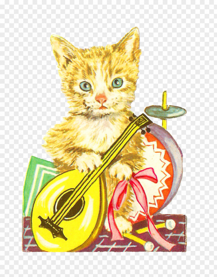 Victorian Animal Cliparts Cat Kitten Era Clip Art PNG
