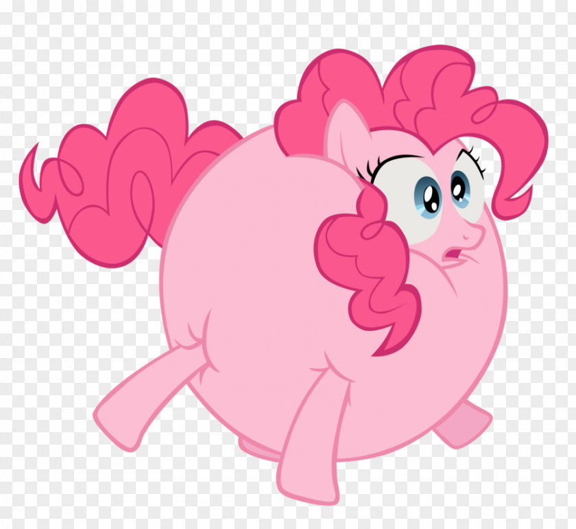 Bloat Pinkie Pie Fluttershy Pony Cartoon PNG