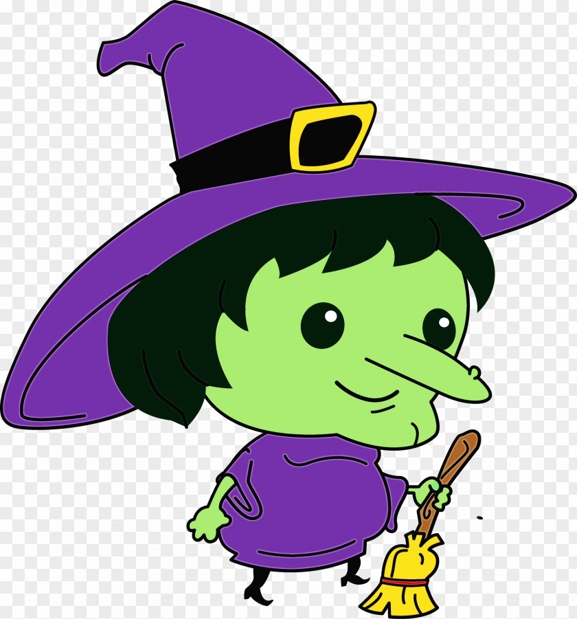 Costume Sombrero Witch Cartoon PNG