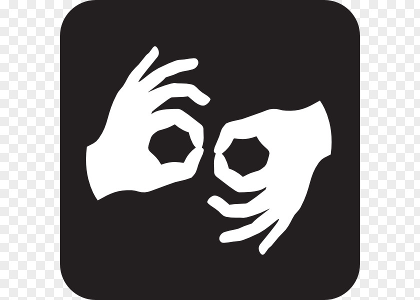 ASL Cliparts American Sign Language Interpretation French PNG