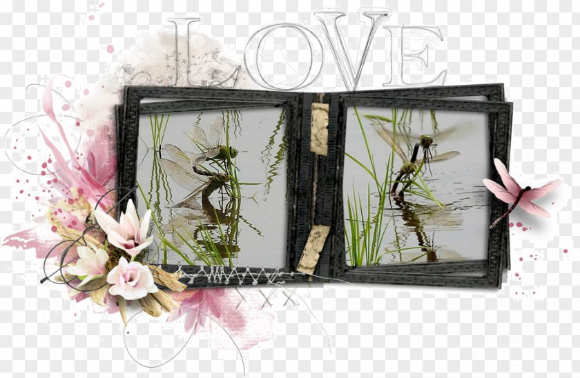 Design Artificial Flower Floral Picture Frames PNG