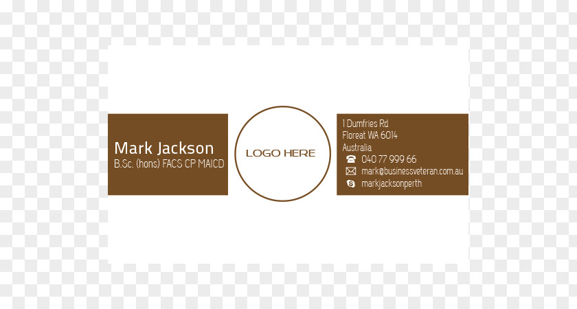 Modern Business Cards Design Brand Logo Font PNG