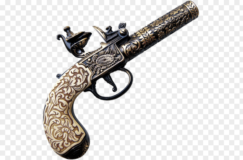 Pocket Pistol Firearm Trigger Flintlock Gun Barrel PNG