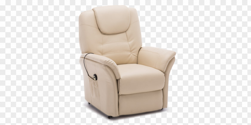 Practical Chair Recliner Massage Wing Furniture Cream PNG