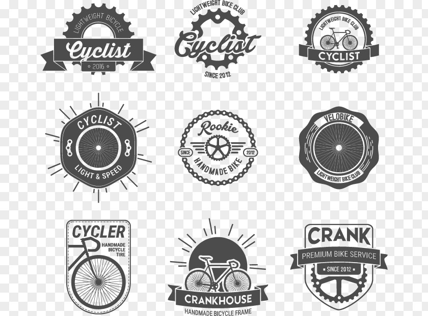 Grey Vintage Bicycle Tags Mountain Bike Cycling Stock Photography PNG