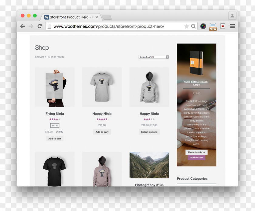 Product Demo WooCommerce Responsive Web Design WordPress Hero Image PNG