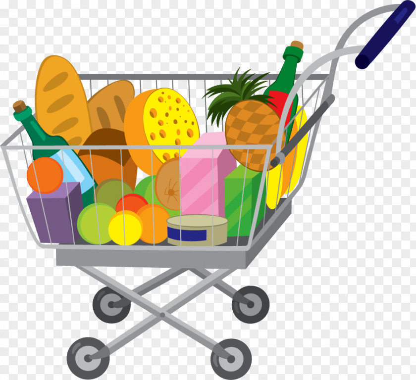 Shopping Cart Grocery Store Bags & Trolleys Royalty-free PNG