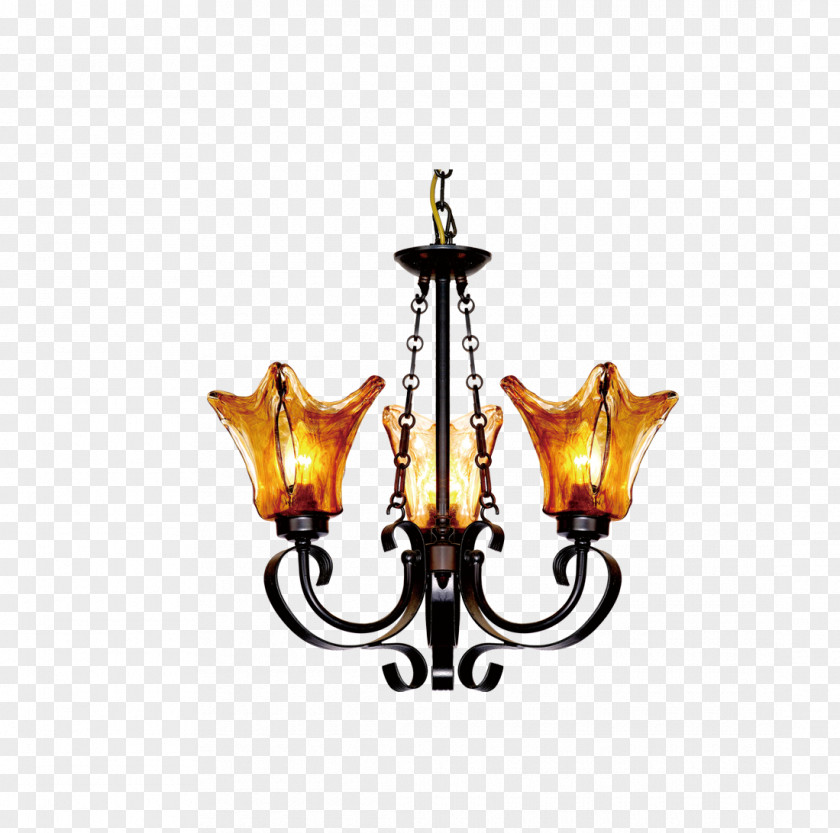 Rome Continental Iron Retro Lamp Lights Pictures Chandelier Designer PNG