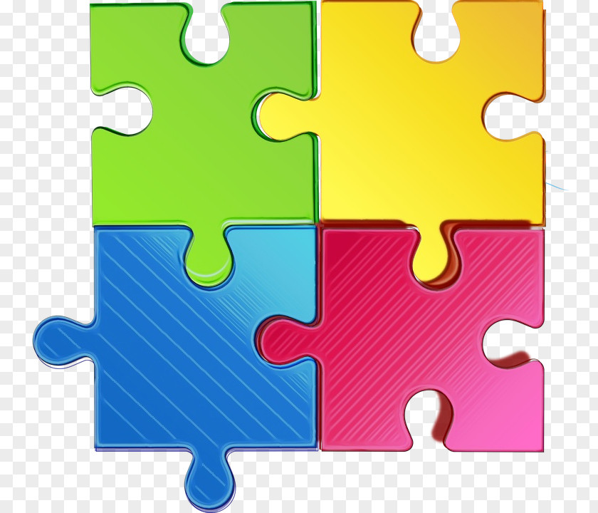 Toy Yellow Jigsaw Puzzle Clip Art PNG