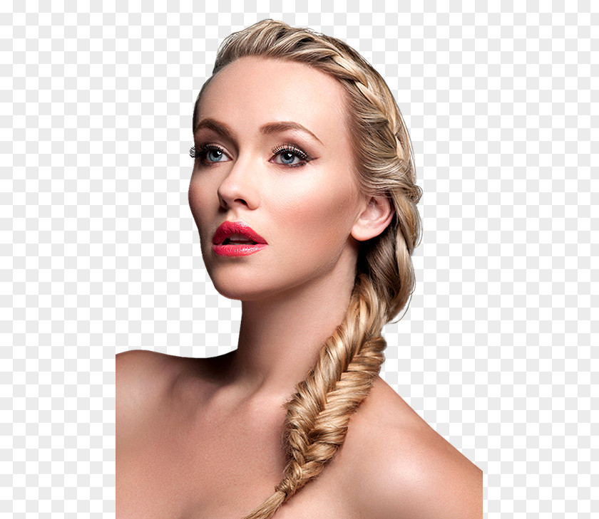 Women's Day Hairstyle Blond Hair Coloring Long PNG