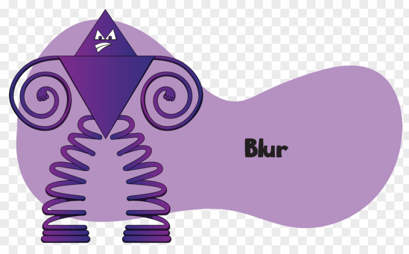 Blur Product Design Specky And His Magical Spin-Oculars: Meet My Friends Purple PNG