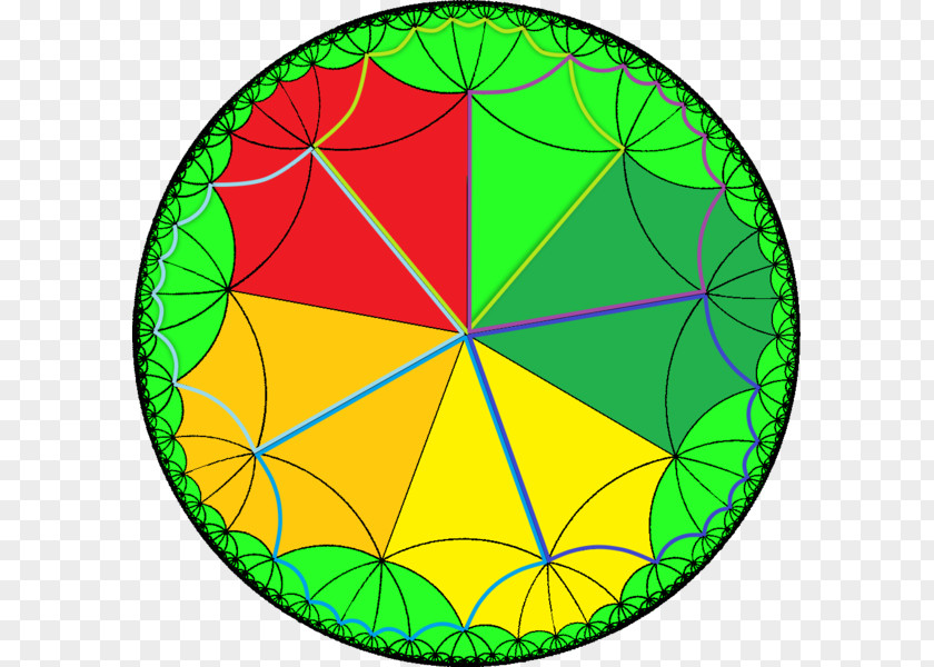 Circle Symmetry Leaf Point Pattern PNG