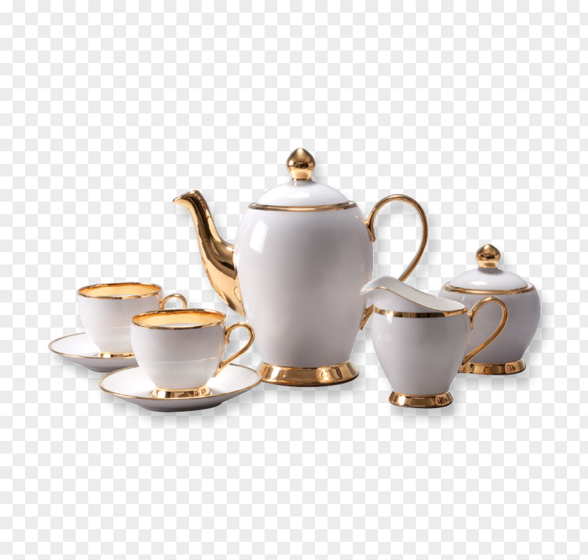 Coffee Set Teapot Clip Art PNG