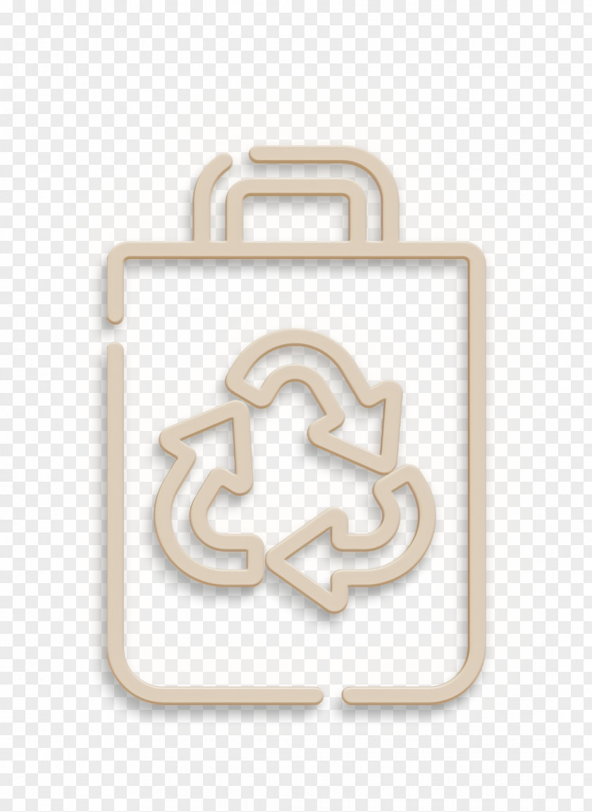 Eco Bag Icon Recycled Climate Change PNG