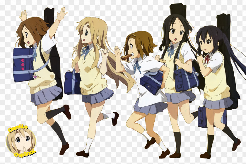 Japan Ritsu Tainaka K-On! Azusa Nakano Yui Hirasawa Tsumugi Kotobuki PNG