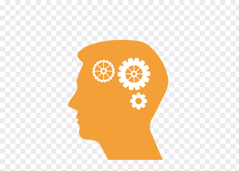 Brain Gears Risk Management Innovation Icon Design PNG