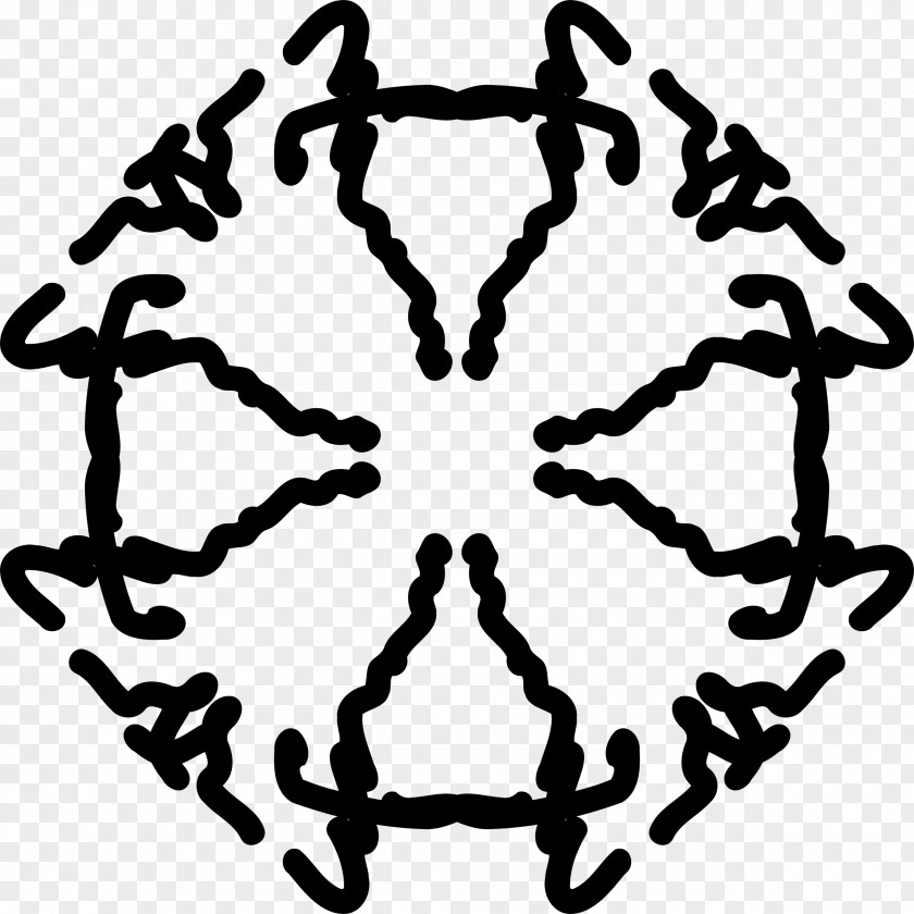 Creative Cross Drawing The Head And Hands Line Art Clip PNG