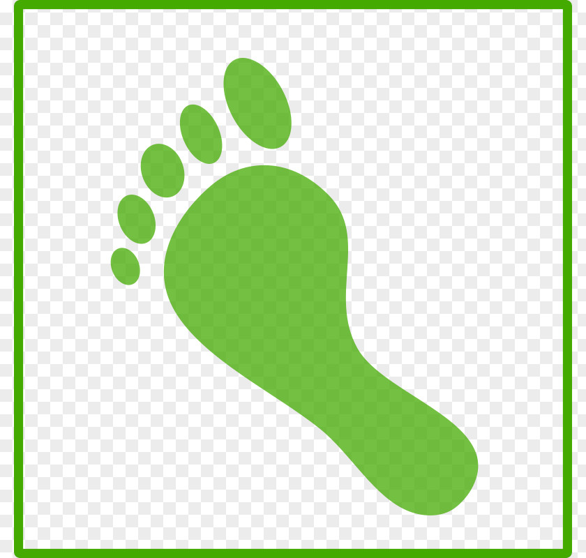 Footstep Clipart Green Carbon Footprint Ecological Clip Art PNG