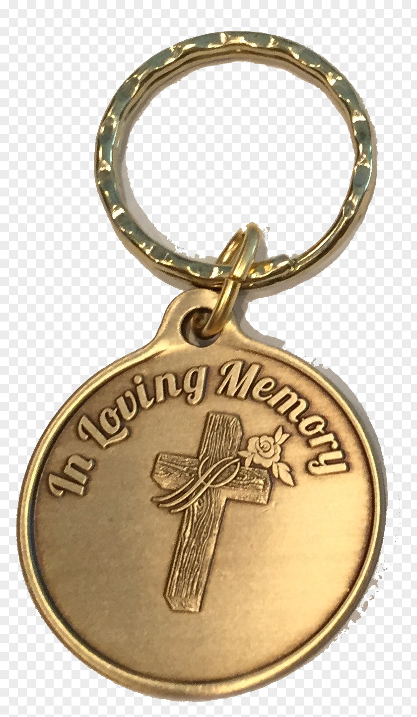 In Loving Memory 01504 Bronze Key Chains Medal Brass PNG