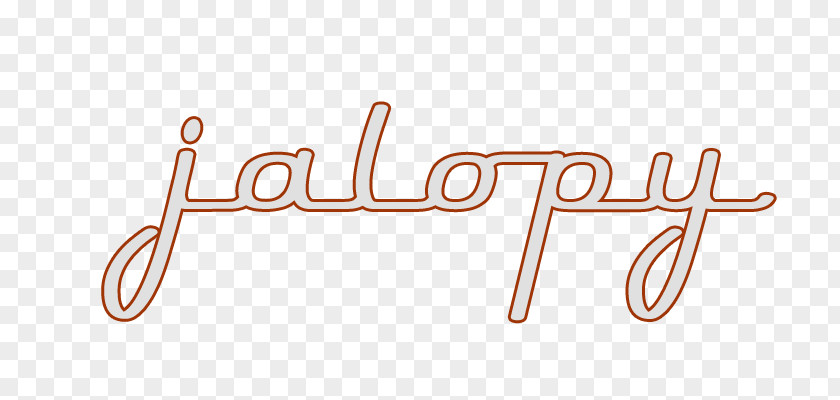 Jalopy Logo Brand Line PNG