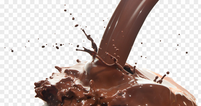 Milk Drops Splash Chocolate Cake Drink PNG