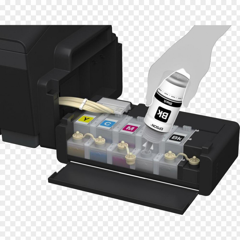 Printer Inkjet Printing Paper Continuous Ink System Cartridge PNG