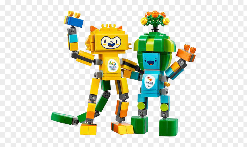Rio Olympic Mascots Lego 2016 Summer Olympics De Janeiro LEGO Vinicius And Tom Mascot PNG