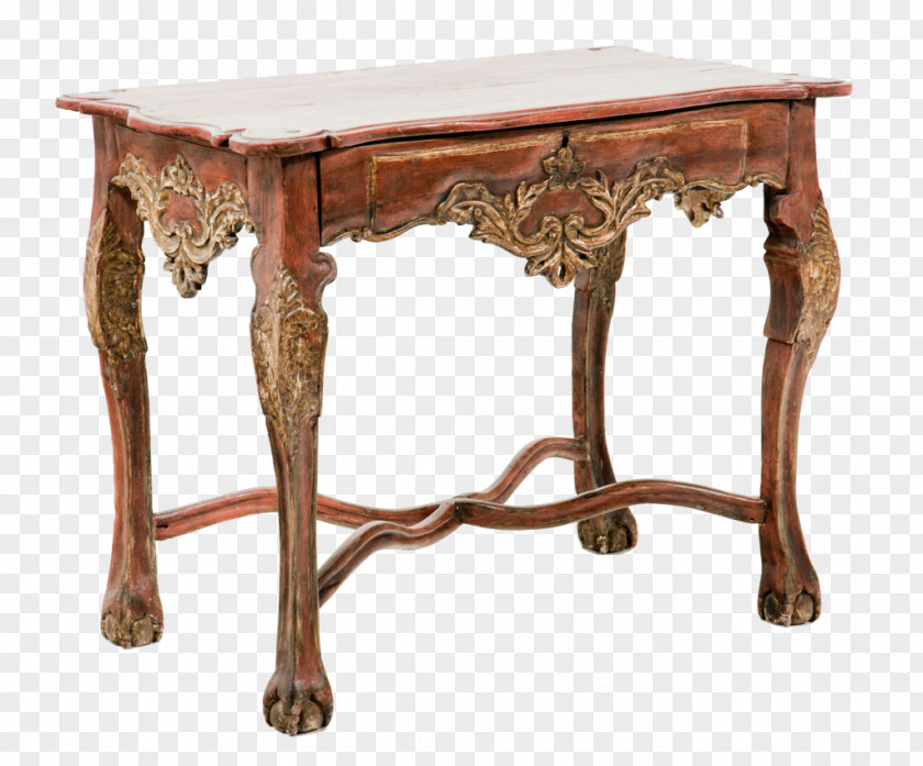 Table Italian Baroque Furniture Art PNG