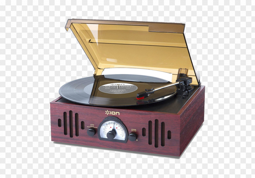 Turntable Phonograph Record ION Trio LP Radio Audio PNG