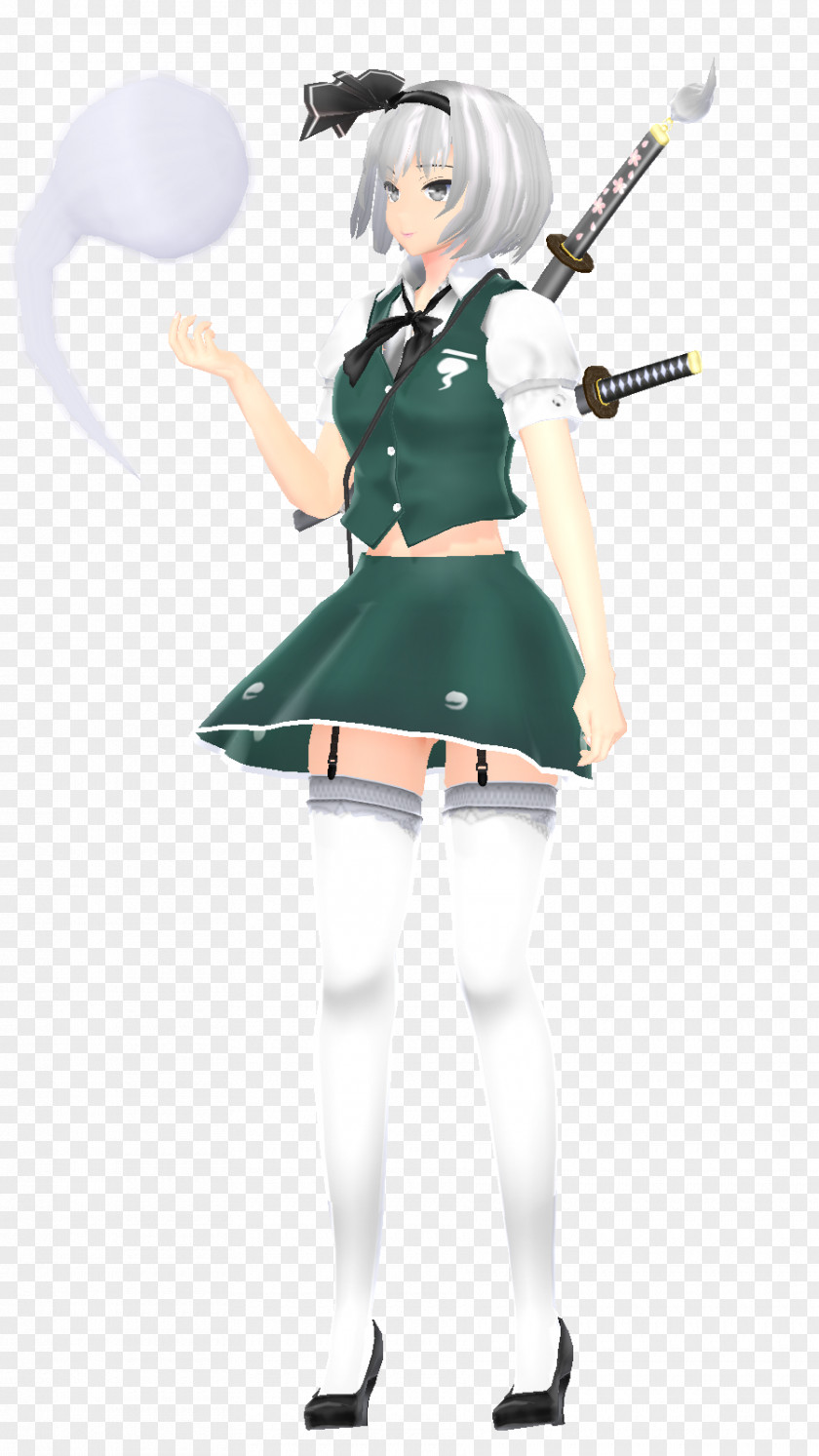 Youmu Konpaku Niconico DeviantArt MikuMikuDance PNG