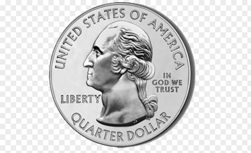 Coin Silver Quarter America The Beautiful Bullion Coins PNG
