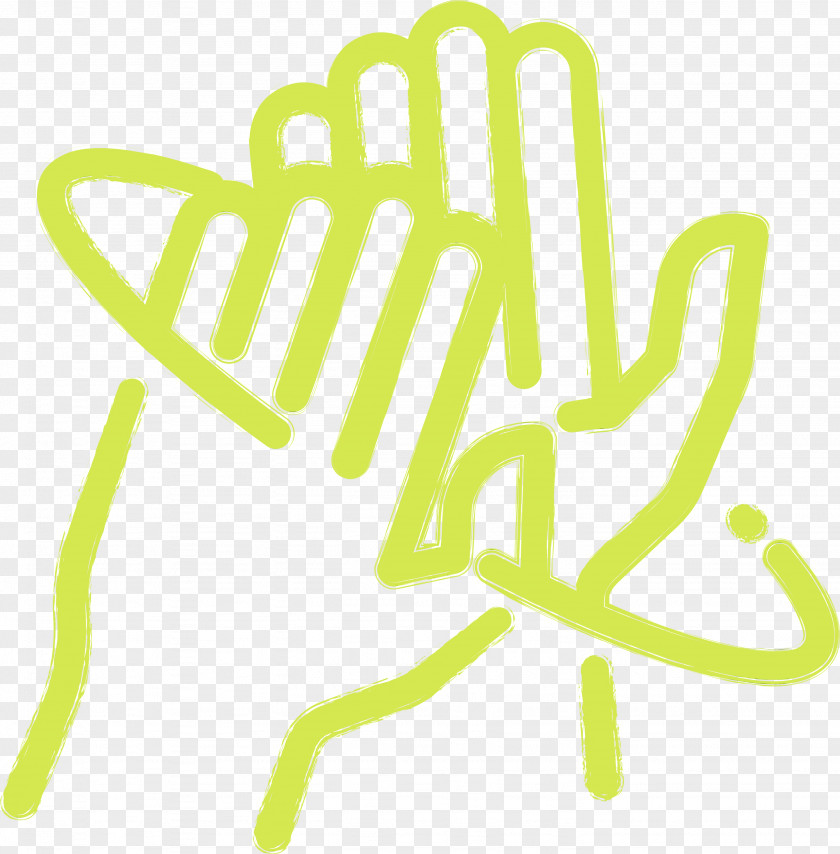 Green Yellow Line Font Logo PNG