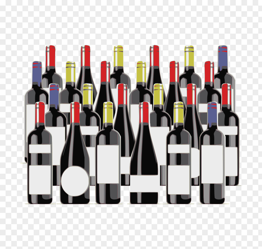 Wine Liqueur White Bottle Red PNG