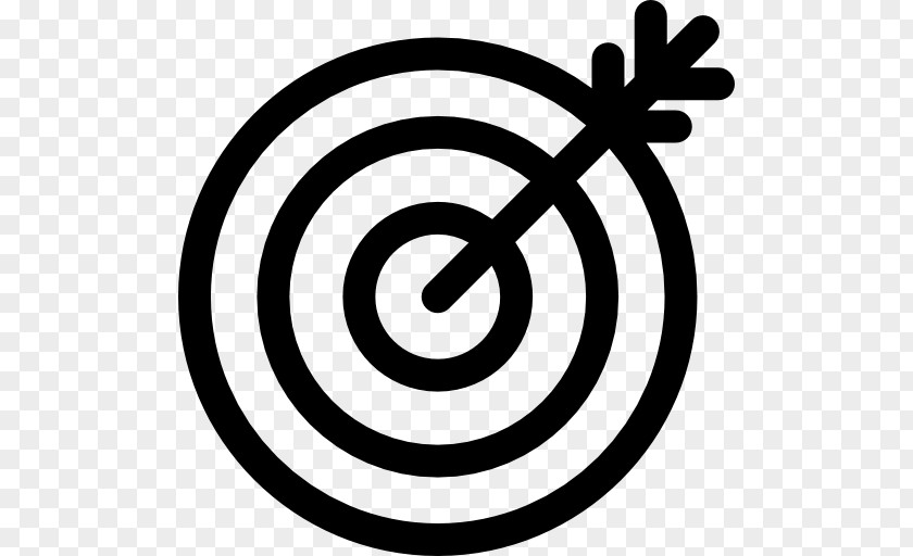Archery Bullseye Symbol PNG