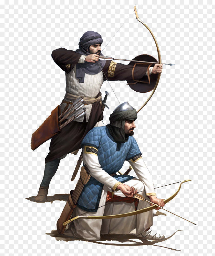 Indian Warrior Middle Ages Saracen Umayyad Caliphate Crusades PNG