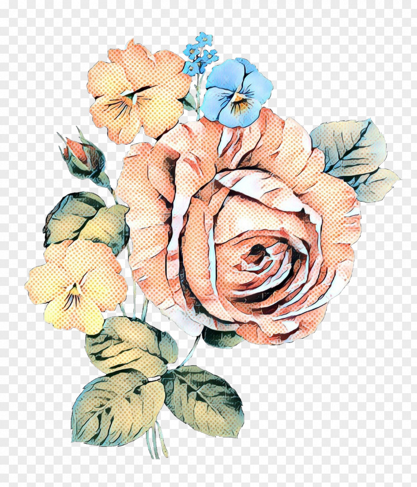 Rose Order Watercolor Paint Flower Background PNG